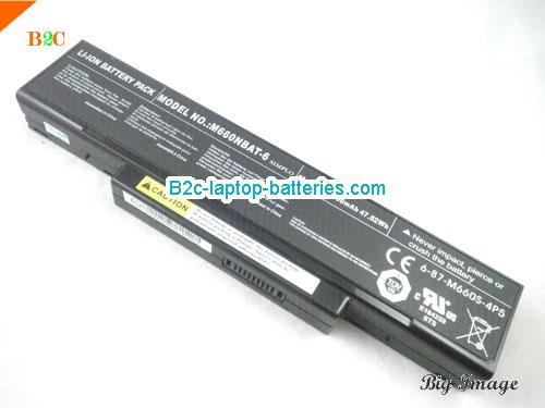  image 1 for M660BAT-6 Battery, $57.15, CLEVO M660BAT-6 batteries Li-ion 10.8V 4400mAh, 47.52Wh  Black