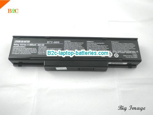  image 5 for BTY-M66 Battery, $42.97, MSI BTY-M66 batteries Li-ion 11.1V 4400mAh Black