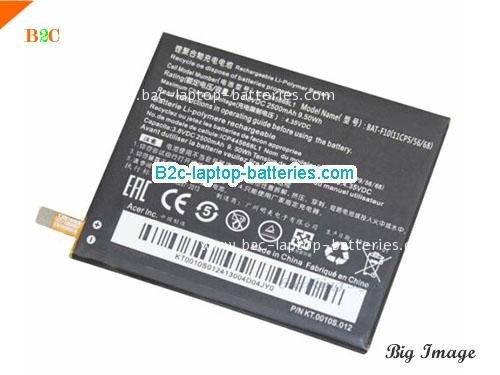 ACER 11CP55668 Battery 2500mAh, 9.5Wh  3.8V Black Li-Polymer