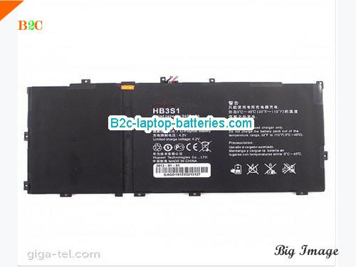 HUAWEI MEDIAAPAD S101U Battery 6600mAh, 24.4Wh  3.7V Black Li-Polymer