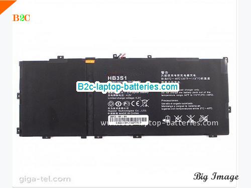 HUAWEI MEDIAAPAD S101U Battery 6600mAh, 24.4Wh  3.7V Black Li-Polymer