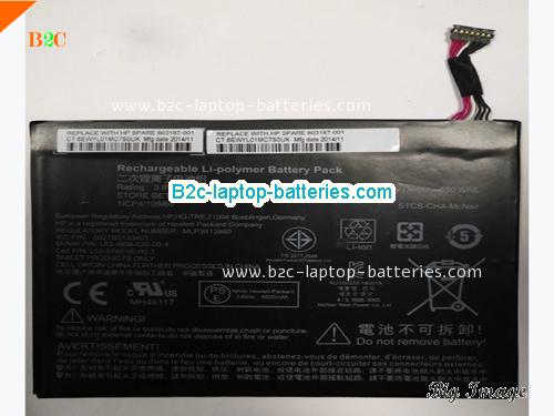 HP L53-0746-00-00-1 Battery 4800mAh, 18.24Wh  3.8V Black Li-Polymer