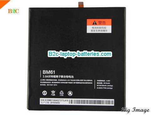 XIAOMI MiPad 2 Battery 6010mAh, 23.08Wh  3.84V Black Li-Polymer