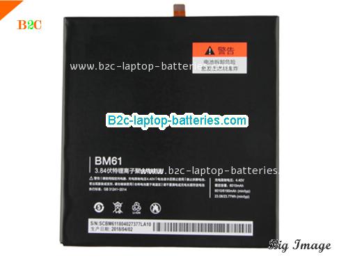 XIAOMI Pad 2 Battery 6010mAh, 23.08Wh  3.84V Black Li-Polymer