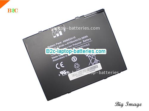 OTHER 1ICP4/77/110-2 Battery 8700mAh, 33.06Wh  3.8V Black Li-Polymer