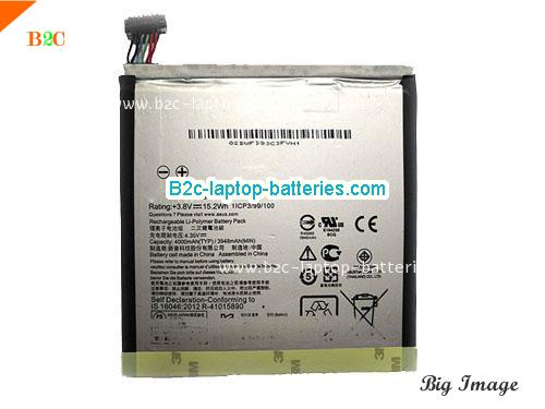 ASUS ZenPad 8.0 (Z380KL1A059A) Battery 4000mAh, 15.2Wh  3.8V Black Li-ion