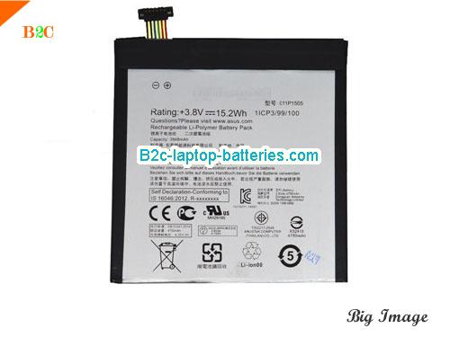 ASUS Z380C Battery 15.2Wh 3.8V Sliver Li-ion