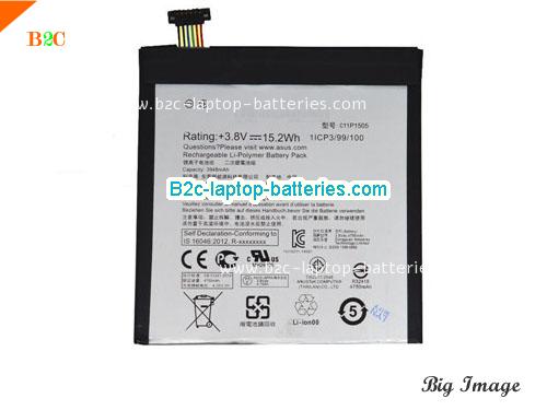 ASUS 0B200-01790000 Battery 15.2Wh 3.8V Sliver Li-ion