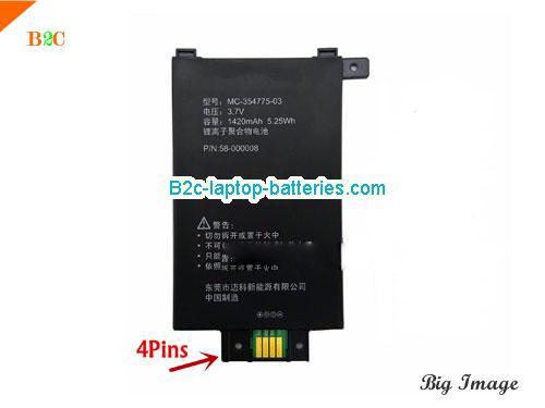 AMAZON Kindle Paperwhite1 Battery 1420mAh, 5.25Wh  3.7V Black Li-ion