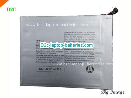 OTHER PBR-43A Battery 6500mAh, 24.05Wh  3.7V Sliver Li-Polymer