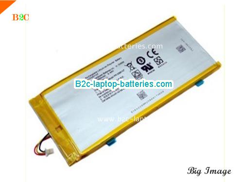 HP Slate 7 Plus 1301 Android Tablet Battery 2550mAh, 9.4Wh  3.7V Sliver Li-Polymer