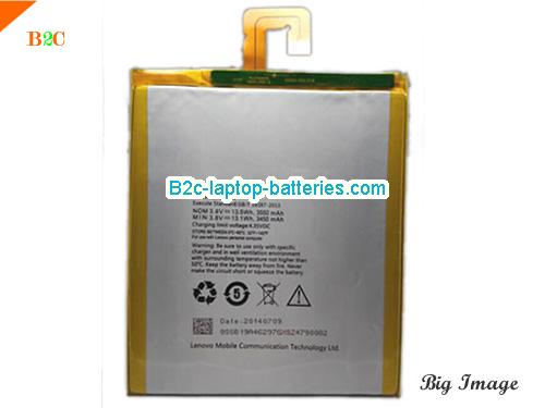 LENOVO Tab 3 710f Battery 3550mAh, 13.5Wh  3.8V Silver Li-ion