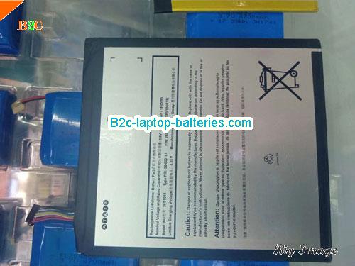 AMAZON Kindle FireHD8 PR53DC Battery 4750mAh, 18.05Wh  3.8V Sliver Li-ion