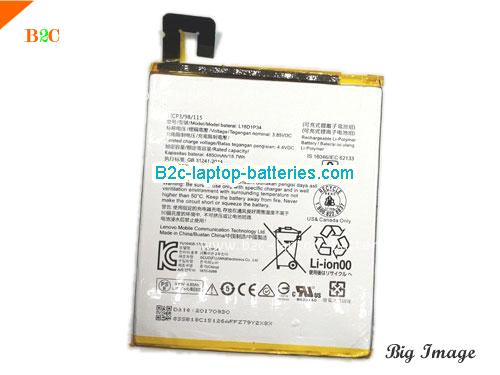 LENOVO Tab 4 8 Plus TB-8504F Battery 4850mAh, 18.7Wh  3.85V Sliver Li-Polymer