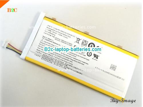 ACER A1-734 Tablet Battery 3380mAh, 12.84Wh  3.8V  Li-Polymer