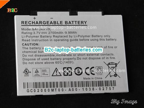 AIGO P8860 Battery 2700mAh, 9.99Wh  3.7V Sliver Li-Polymer