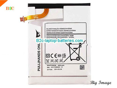 SAMSUNG GALAXY TAB 4 7.0 SMT230 Battery 4000mAh, 15Wh  3.8V White Li-ion