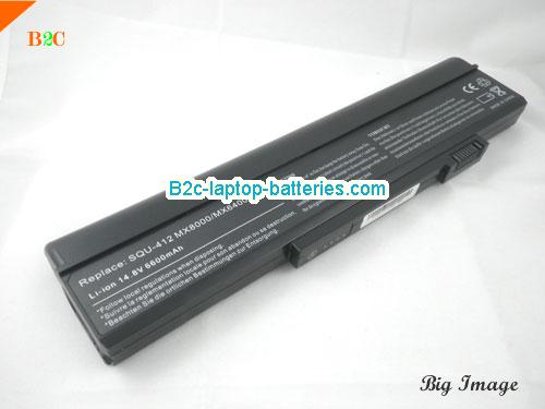 GATEWAY QND1BTIZZZ00W8 Battery 5200mAh 14.8V Black Li-ion