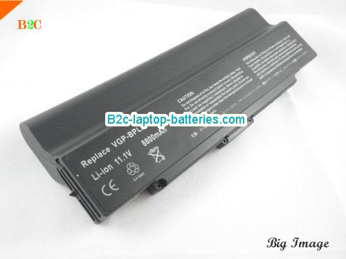 SONY VAIO VGN-FT73DB Battery 8800mAh 11.1V Black Li-ion