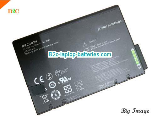 RRC 100497-04 Battery 6600mAh, 95Wh  14.4V Black Li-ion