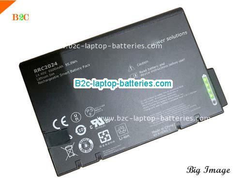 RRC 100497-04 Battery 6600mAh, 95Wh  14.4V Black Li-ion