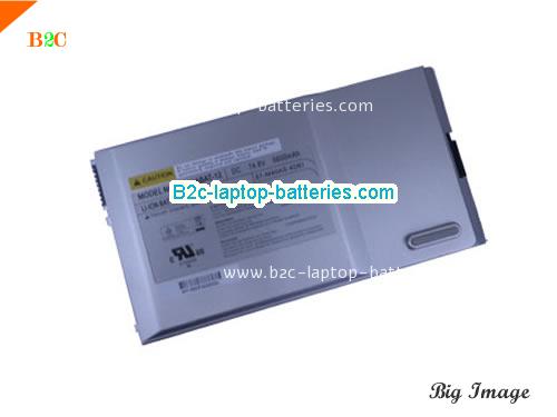 CLEVO MobiNote M400A Battery 6600mAh 14.8V Silver Li-ion