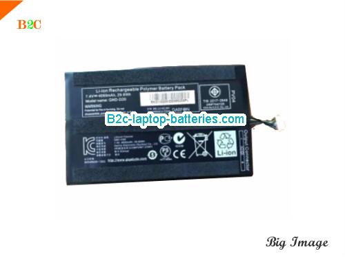 GIGABYTE S1080 Tablet Battery 4000mAh, 29.6Wh  7.4V  Li-Polymer