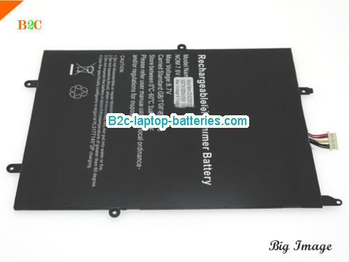 CHUWI LapBook 14 Inch 2017 Battery 5000mAh, 38Wh  7.6V Black Li-Polymer