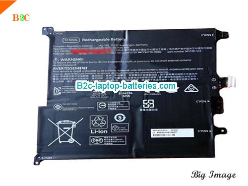 HP Chromebook X2 12-F015NR Battery 6300mAh, 48.5Wh  7.7V Black Li-Polymer