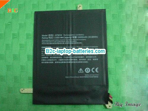 MSI GTM10 Battery 8400mAh 3.65V Black Li-Polymer