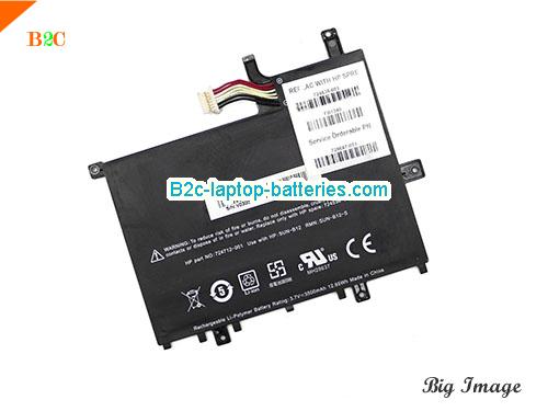 HP 728687001 Battery 3500mAh, 12.95Wh  3.7V Black Li-Polymer