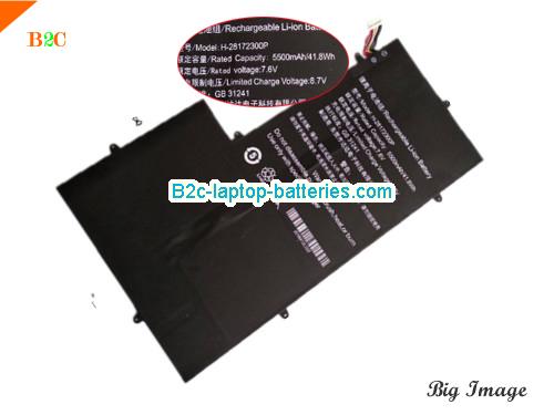 TECLAST H28172300P Battery 5500mAh, 41.8Wh  7.6V Black Li-Polymer