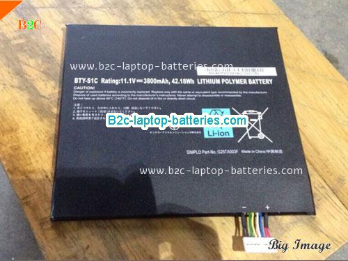 MSI BTY-S1C Battery 3800mAh, 42.18Wh  11.1V Black Li-Polymer