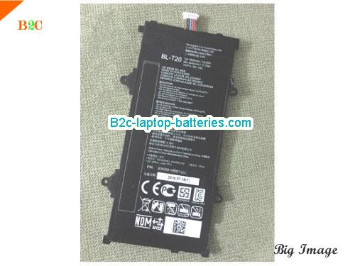 LG G Pad X 80 V521 Battery 4800mAh, 18.2Wh  3.8V Black Li-Polymer