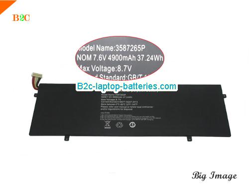 JUMPER EZbook 3 Pro 13.3 V4 Battery 4900mAh, 37.24Wh  7.6V Black Li-Polymer