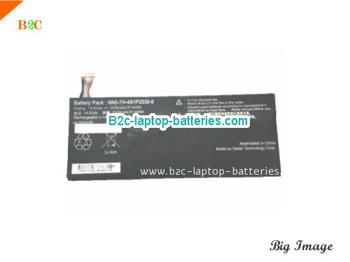 GETAC NN57H4S1P253000 Battery 2530mAh, 37.44Wh  14.8V Black Li-Polymer