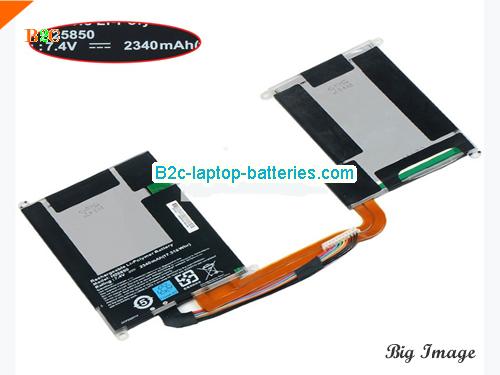 GETAC H25850 Battery 2340mAh, 17.136Wh  7.4V Black Li-Polymer
