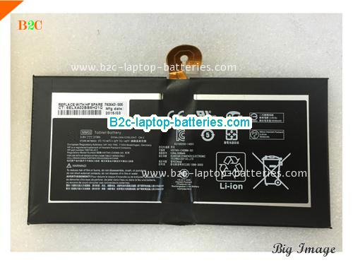 HP 782643005 Battery 5525mAh, 21Wh  3.8V Black Li-Polymer