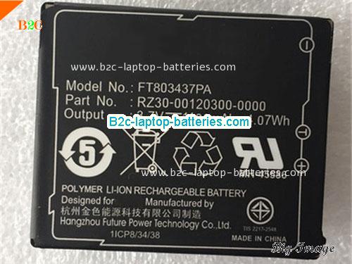 RAZER FT803437PA Battery 1100mAh, 4.07Wh  3.7V Black Li-ion