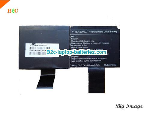 GETAC MH132 Battery 2060mAh, 7.7Wh  3.7V Black Li-ion