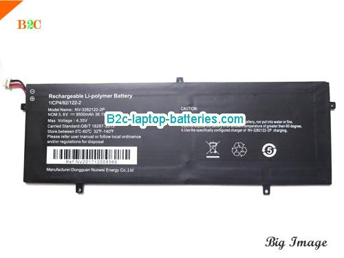 JUMPER T313P Tablet Battery 8000mAh, 30.4Wh  3.8V Black Li-Polymer
