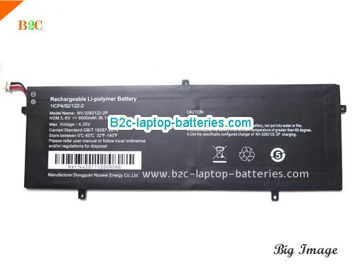 JUMPER WTL-3487265 Battery 8000mAh, 30.4Wh  3.8V Black Li-Polymer