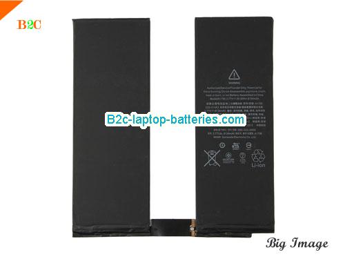 APPLE Ipad Pro 105 A1709 Battery 8134mAh, 30.6Wh  3.77V Black Li-Polymer