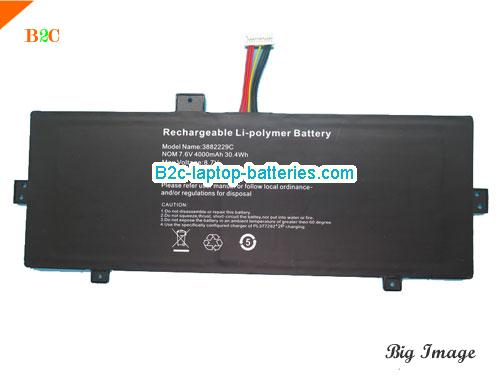 JUMPER 3882229C Battery 4000mAh, 30.4Wh  7.6V Black Li-Polymer