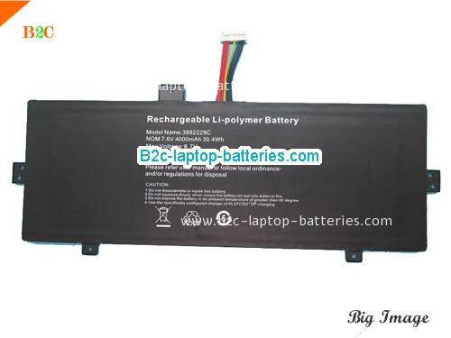 JUMPER 3882229C Battery 4000mAh, 30.4Wh  7.6V Black Li-Polymer