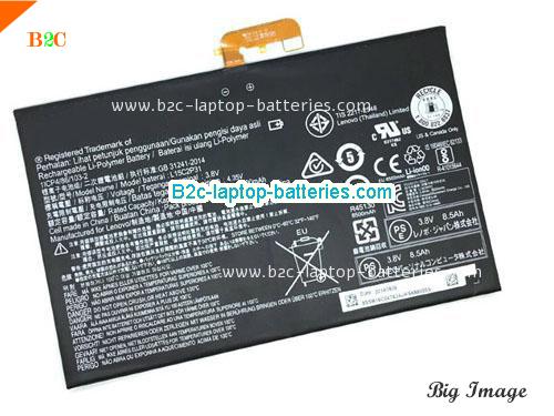 LENOVO YB1-X91F Battery 8500mAh, 32Wh  3.8V Black Li-ion