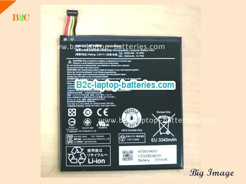 ACER AP14E4K Battery 3520mAh, 13.3Wh  3.8V Black Li-Polymer