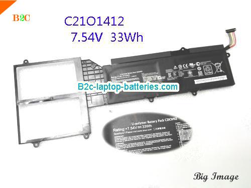 ASUS C21O1412 Battery 4380mAh, 33Wh  7.54V Black Li-ion