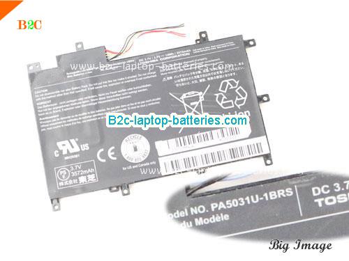 TOSHIBA PA5031U-1BRS Battery 3572mAh, 14Wh  3.7V Black Li-ion