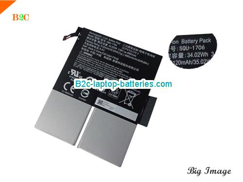 ACER Chromebook Tab 10 Battery 8860mAh, 34.02Wh  3.84V Black Li-Polymer
